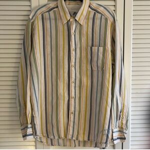 Tommy Bahama Men’s button down shirt. 100% linen. Size L